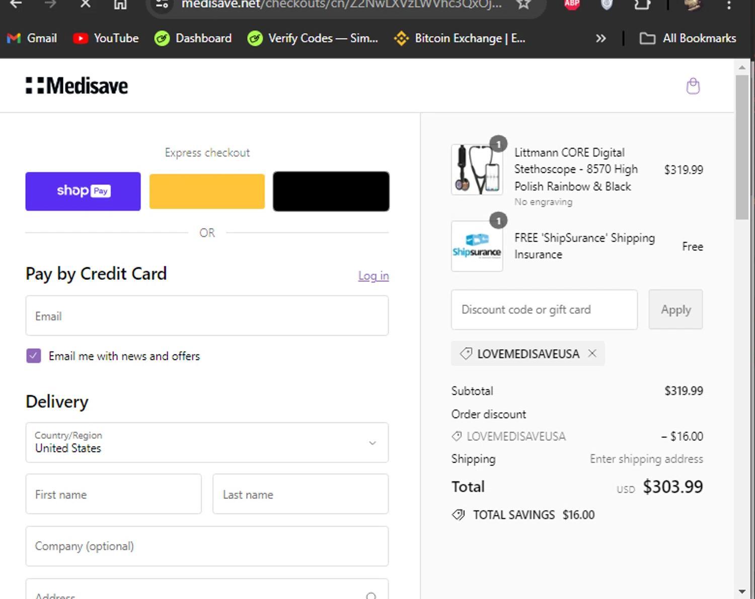 How to apply Medisave coupon code